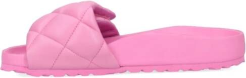 Birkenstock Roze slide-sandalen Roze Dames