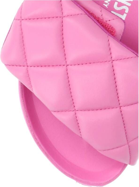 Birkenstock Roze slide-sandalen Roze Dames