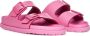 Birkenstock Azalea Pink Leren Sliders Pink Dames - Thumbnail 4