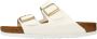 Birkenstock Arizona Grote Gesp Patent Witte Slippers Birko Flor Patent Streetwear - Thumbnail 151