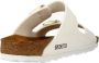 Birkenstock Arizona Grote Gesp Patent Witte Slippers Birko Flor Patent Streetwear - Thumbnail 152