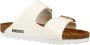 Birkenstock Arizona Grote Gesp Patent Witte Slippers Birko Flor Patent Streetwear - Thumbnail 153