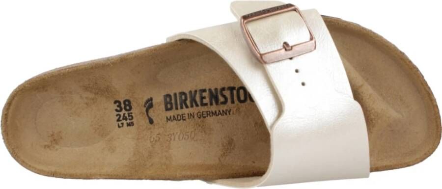 Birkenstock Sliders White Dames