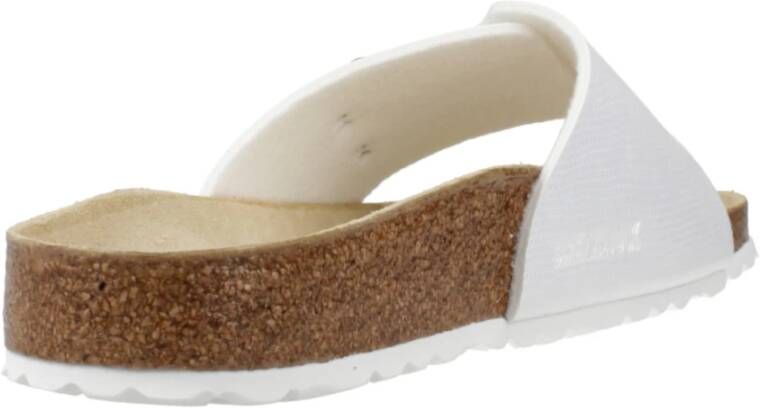 Birkenstock Sliders White Dames