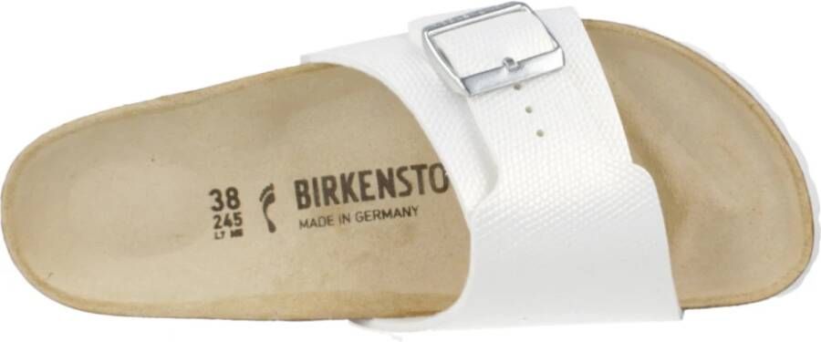 Birkenstock Sliders White Dames