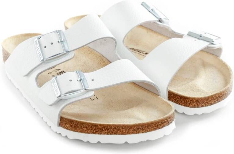 Birkenstock Heren Sandalen van Natuurlijk Leer White Heren