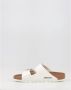 Birkenstock Arizona Grote Gesp Patent Witte Slippers Birko Flor Patent Streetwear - Thumbnail 160