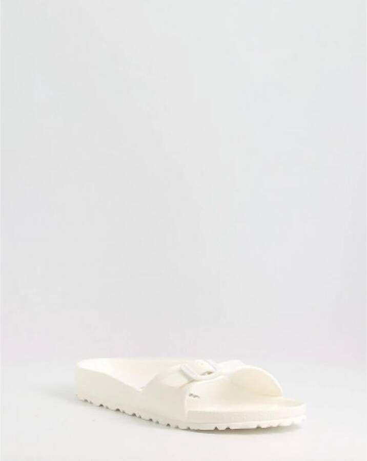Birkenstock Madrid Eva Sliders Wit Dames