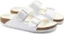 Birkenstock Arizona Grote Gesp Patent Witte Slippers Birko Flor Patent Streetwear - Thumbnail 199