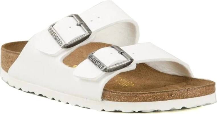 Birkenstock Sliders Wit Dames