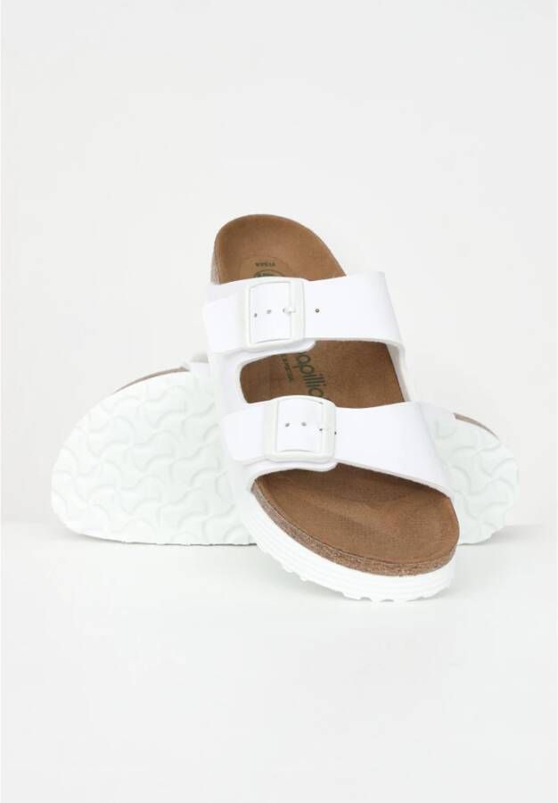 Birkenstock Sliders Wit Dames