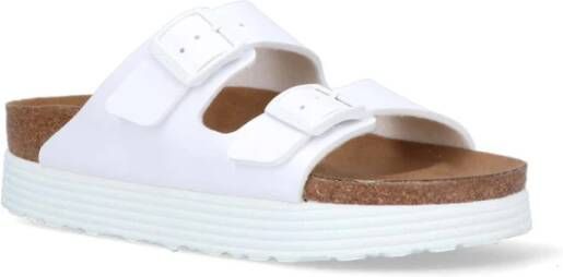 Birkenstock Sliders Wit Dames