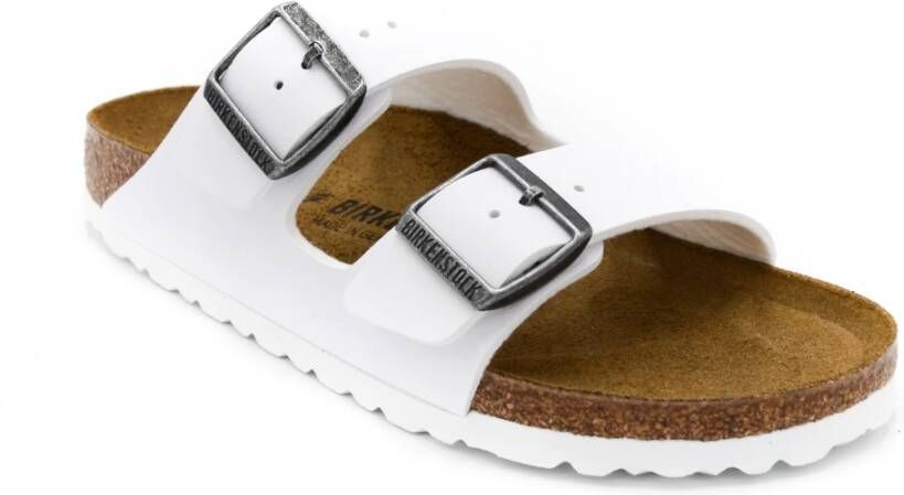 Birkenstock Witte Sandalen Wit Unisex