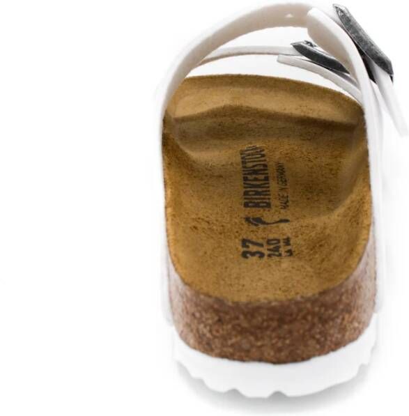 Birkenstock Witte Sandalen Wit Unisex