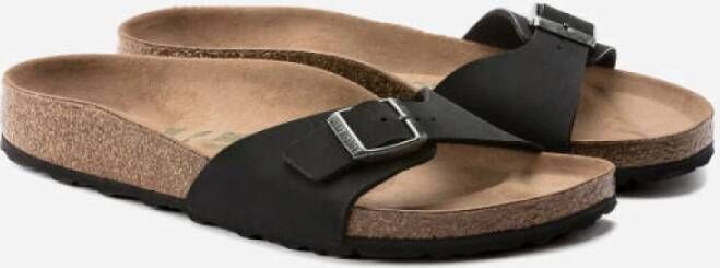 Birkenstock Madrid Vegan Sandalen Zwart Dames