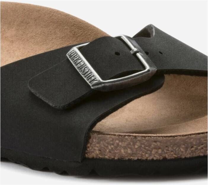 Birkenstock Madrid Vegan Sandalen Zwart Dames