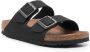 Birkenstock Zwarte veganistische gespsandalen Zwart Dames - Thumbnail 7