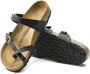 Birkenstock Damessandalen Mayari Vegan Birko-Flor Birkibuc Large Black Dames - Thumbnail 11