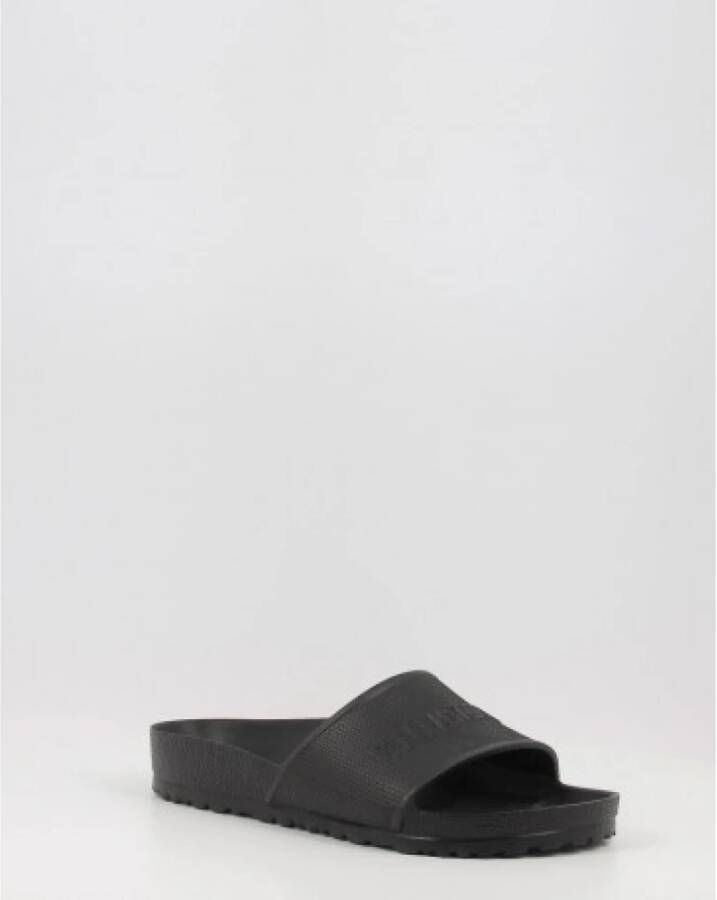 Birkenstock Zwarte Eva Sliders voor Heren Zwart Heren