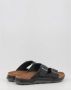 Birkenstock Arizona Heren Slippers Black Regular fit | Zwart | Nubuck - Thumbnail 6