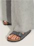 Birkenstock Arizona Birko-flor Smalle Sandalen Zilver - Thumbnail 6