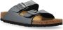 Birkenstock Arizona Birko-flor Smalle Sandalen Zilver - Thumbnail 8