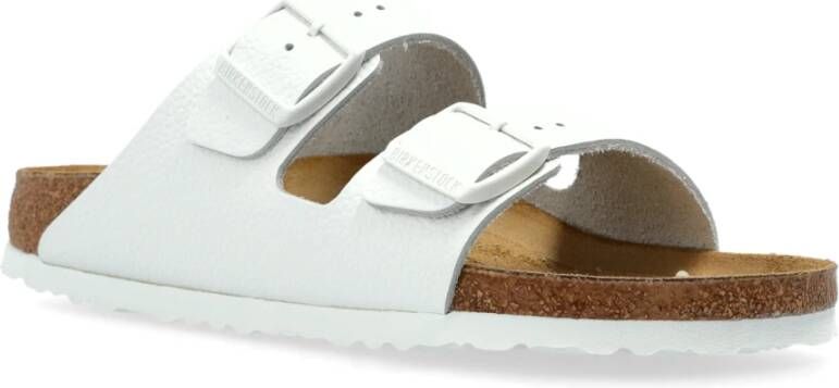 Birkenstock Arizona BS Slides White Dames