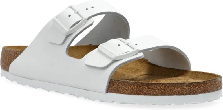 Birkenstock Arizona BS Slides White Heren