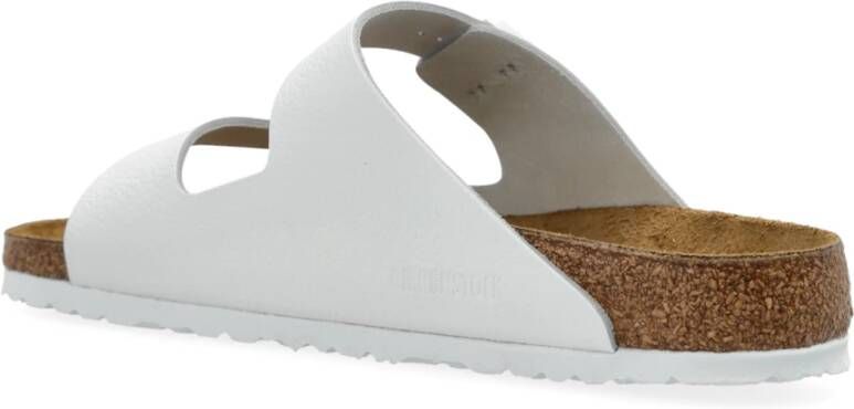 Birkenstock Arizona BS Slides White Heren