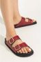 Birkenstock Arizona Voering Slides Red Dames - Thumbnail 2