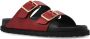 Birkenstock Arizona Voering Slides Red Dames - Thumbnail 4