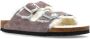 Birkenstock Arizona Shearling Slides Purple Dames - Thumbnail 5