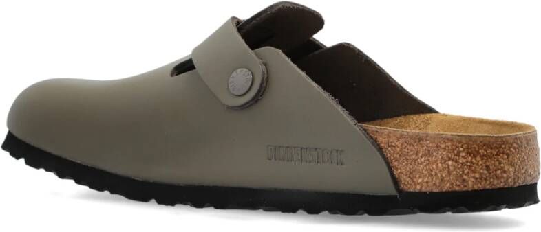 Birkenstock Boston BS Slides Gray Heren