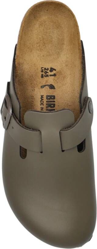 Birkenstock Boston BS Slides Gray Heren