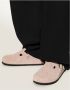 Birkenstock Suède Muiltjes met Zijgesp Sluiting Pink - Thumbnail 3