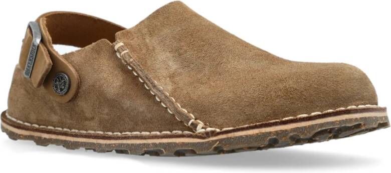 Birkenstock Lutry Premium Suède Slippers Beige Dames