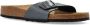 Birkenstock Madrid Dames Slippers Metallic Black Narrow fit | Zwart | Imitatieleer - Thumbnail 30