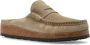 Birkenstock Naples Shearling Slides Beige Heren - Thumbnail 4