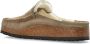 Birkenstock Naples Shearling Slides Beige Heren - Thumbnail 5