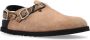 Birkenstock Natuurlijke Slangenstijl Sandalen Beige Dames - Thumbnail 11