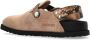 Birkenstock Natuurlijke Slangenstijl Sandalen Beige Dames - Thumbnail 12