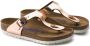 Birkenstock Metallic Roze Slippers voor Vrouwen Bruin Dames - Thumbnail 7