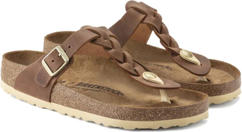 Birkenstock Slippers Bruin Dames