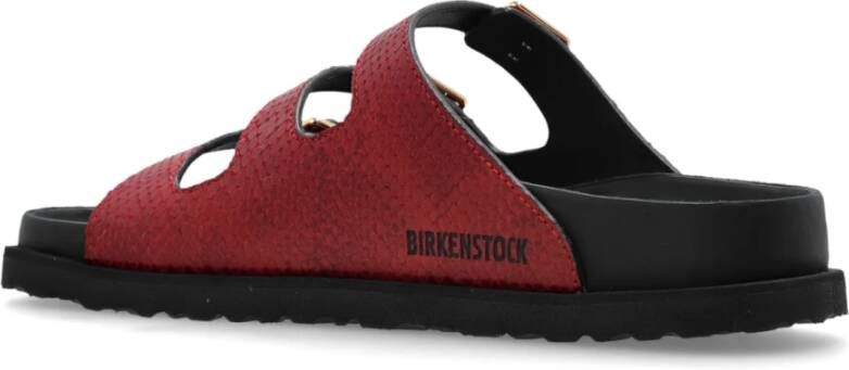 Birkenstock Florida Sandalen met Voering Red Dames