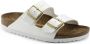 Birkenstock Arizona Grote Gesp Patent Witte Slippers Birko Flor Patent Streetwear - Thumbnail 165
