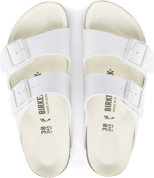 Birkenstock Witte Arizona Uni Sandalen Wit Heren