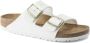Birkenstock Arizona Grote Gesp Patent Witte Slippers Birko Flor Patent Streetwear - Thumbnail 178