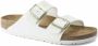 Birkenstock Arizona Grote Gesp Patent Witte Slippers Birko Flor Patent Streetwear - Thumbnail 137