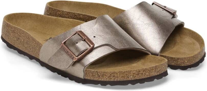 Birkenstock Stijlvolle Catalina Slides Brown Dames