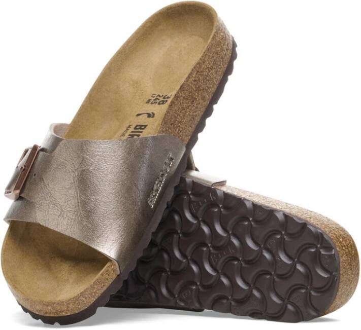 Birkenstock Stijlvolle Catalina Slides Brown Dames